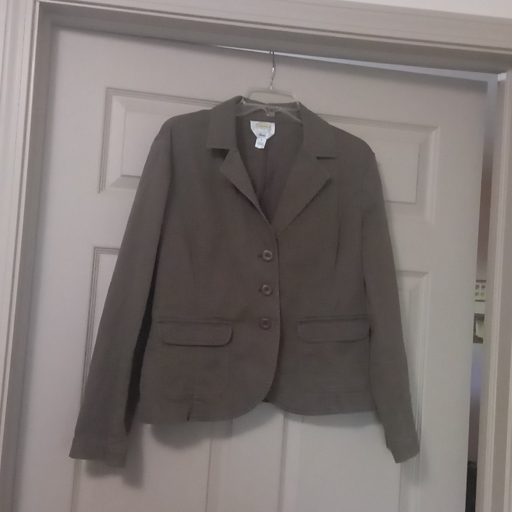 Blazer. Olive green size 16